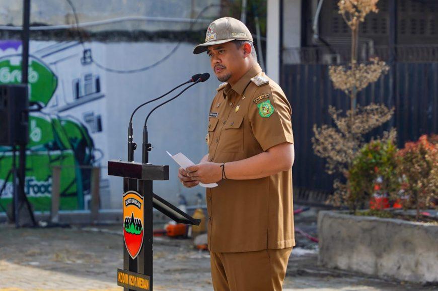 Bobby Nasution Pimpin Aksi Kolaborasi Pemko dan Kodim 0201 Medan Bersihkan dan Tata Sungai Sikambing