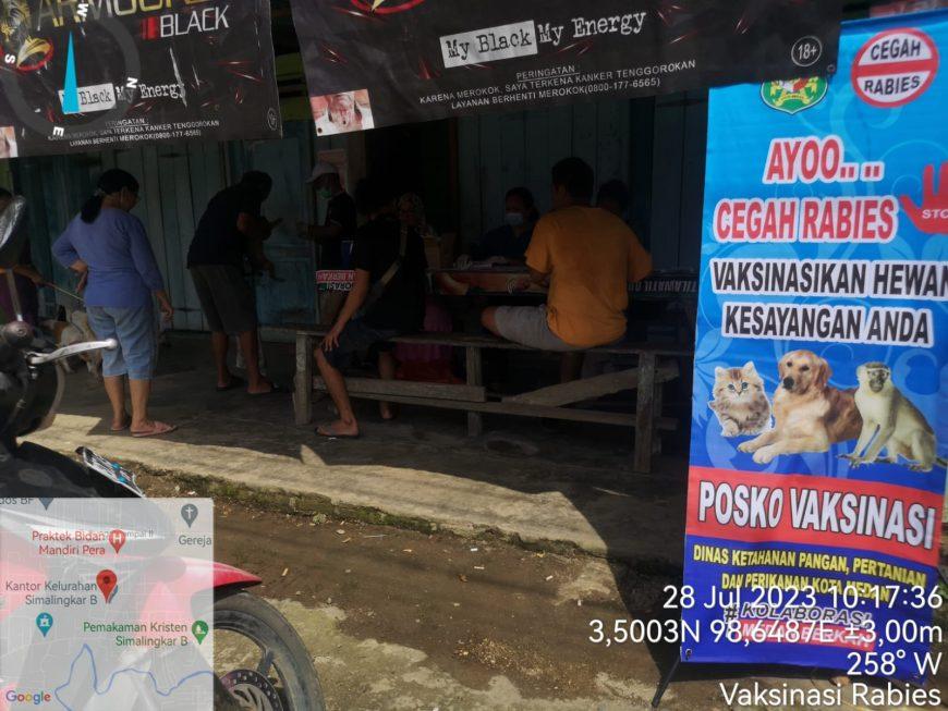 Cegah Penyebaran Virus Rabies, Pemko Medan Lakukan Penyuntikan Vaksin Rabies Terhadap Hewan Peliharaan Masyarakat