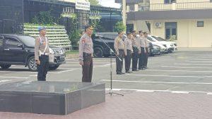 Gelar Apel Rutin, Kompol Silaen: Persiapkan Diri Jelang Kunjungan Presiden dan HUT RI