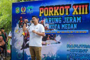 Porkot XIII, Bobby Nasution berikan Beasiswa untuk 2 Atlet Arung Jeram Peraih Medali Emas