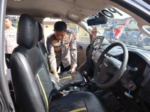 Kapolrestabes Medan Cek Kendaraan Dinas Patroli Dilanjutkan Patroli