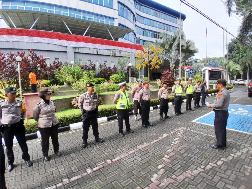 Polisi Amankan Rapat Paripurna DPRD Kota Medan