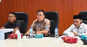 Hasyim Pimpin Rapat Finalisasi Banggar KUA dan PPAS PAPBD 2023