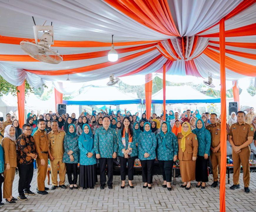 Ny Kahiyang Ayu Sambut Kedatangan Tim Evaluasi Pelaksanaan Terbaik Kelurahan PTP2WKSS Sumut 