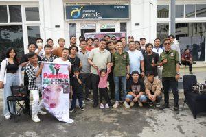 Peduli Palestina, Wali Kota Medan Bersama Dandim 0201/Medan Potong Rambut Bersama