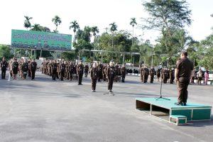 Aspidsus Kejati Sumut Iwan Ginting Pimpin Apel Pagi, Sampaikan 3 Hal Penting Terkait Kinerja