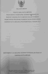 Bobby Apresiasi Penetapan Propemperda Kota Medan 2024