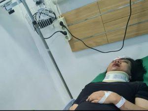 Kapolsek Medan Tuntungan Ditabrak Sepeda Motor Hingga Harus Dioperasi