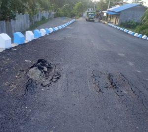 Hitungan Hari Setelah Diresmikan Bupati DS, Jembatan Paluh Manan Rusak
