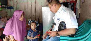 Ketua Permabudhi Sumut Kunjungi Penderita Bayi Stunting