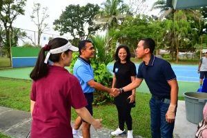 Lanud Roesmin Nurjadin dan BRI Pekanbaru Adakan Olahraga Bersama
