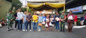 Peduli Sesama, Permabudhi Sumut Bersama Denintel Dam 1/BB dan Vihara Mahasampati Bagikan 1000 Paket Sembako