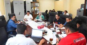 Bapemperda DPRD Bersama OPD Pemko Medan Gelar Rapat
