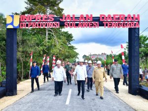 Panglima TNI Dampingi Presiden RI Kunjungan Kerja ke Provinsi Sulawesi Tenggara