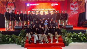 KPU Kota Tebing Tinggi menggelar Acara Launching Tahapan Pilkada Serentak 2024
