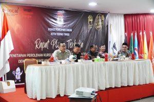 KPU Tebing Tinggi Gelar Rapat Pleno Terbuka, Ini Daftar 25 Calon Anggota DPRD Kota Tebing Tinggi