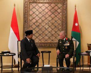 Prabowo dan Raja Jordania Bahas Krisis Kemanusiaan di Gaza