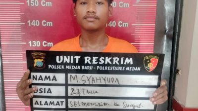 Pelaku Curanmor Ditangkap Polisi di Jalan Jamin Ginting Medan