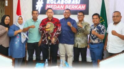 Ketua DPRD Medan Wong Terima Audensi Sekolah Futsal Fascho MUFA
