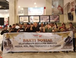 Alfa Scorpi dan Jurnalis Gelar Silaturahmi Sekaligus Bedah Fitur Yamaha Aerox Alpha