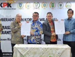 Pimpinan DPRD dan Walikota Medan di Gedung KPK RI 