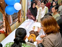 Ketua TP PKK Sumut Kahiyang Ayu Tinjau Pemberian MBG di Medan Amplas