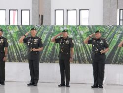 Penuh Makna, Danrem 031/WB Gelar Sertijab dan Tradisi Korps Dandim 0313/KPR dan Dandim 0322 /Siak