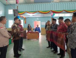 Bupati Humbahas Hadiri Pelepasan Peserta Didik PAUD Tunas Bangsa dan Sejahtera Desa Siponjot Kec. Lintongnihuta