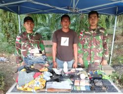 Satgas Pamtas Yonkav 3/AC Amankan TKI Ilegal di Perbatasan RI–Malaysia