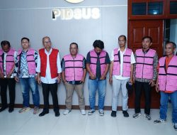 Kejati Sumut Tahan 8 Tersangka Dugaan Korupsi Proyek Jalan Rp43 Miliar di Batubara