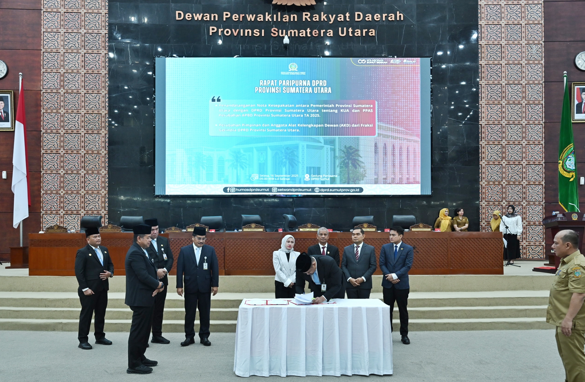 Gubsu Tandatangan Nota Kesepahaman KUA dan PPAS 1