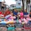 Agus Berikan Bantuan Korban Kebakaran di Gang 4 Asia Mega Mas