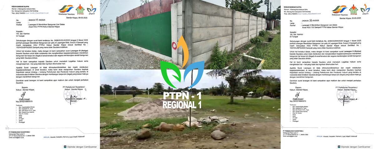 Lapangan Sampali Digembok, Kejati Sumut Didesak Bongkar 'Sindikat Mafia Tanah' di PTPN-1 4 Lapangan Bola PTPN 2 Sampali