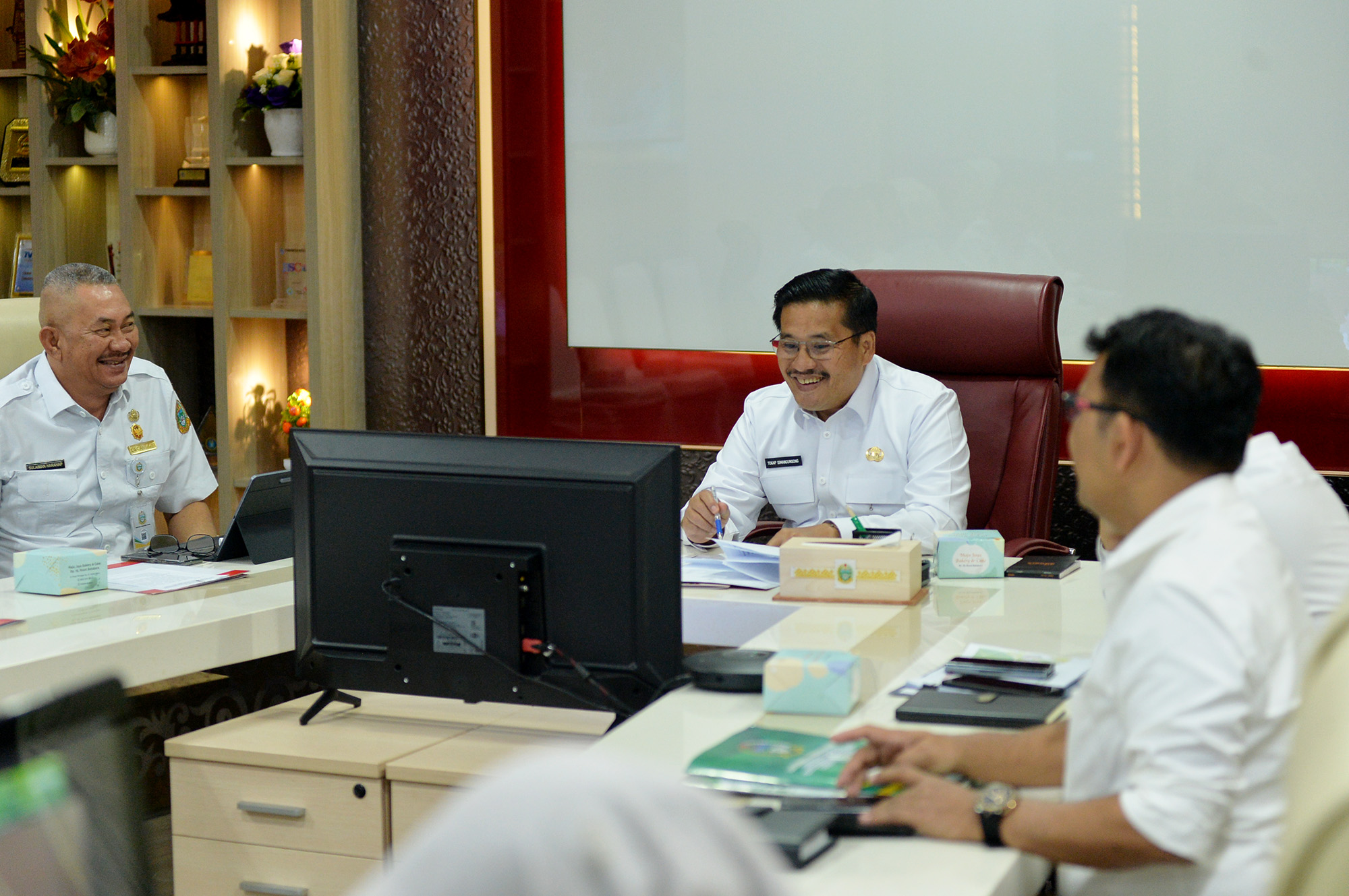 Sekda hadiri entry meeting BPK RI 1