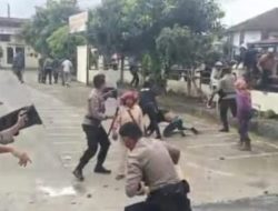 Massa Anarkis Serang Polres Dairi, 10 Personel Terluka: Polisi Tindak Tegas Dalang Kerusuhan