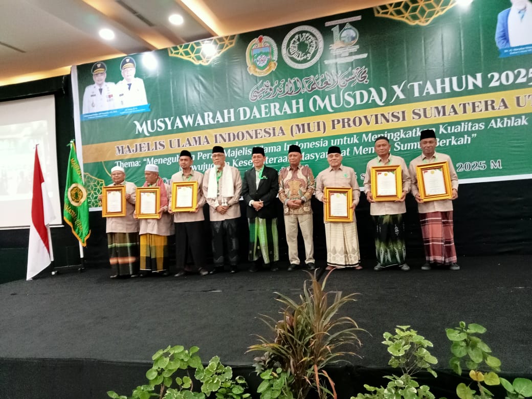 MUI Tebing Tinggi Raih Juara Harapan I Monev THN 2025 di Musda X MUI Sumut 2 IMG 20251227 WA0114