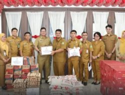 Awal Desember, Sekretariat DPRD Medan Gelar Apel Pagi dan Donasi untuk Korban Banjir