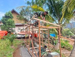 Satgas Gulbencal Kodim 0211/TT Rampungkan Pembangunan MCK di Kelurahan Hutanabolon