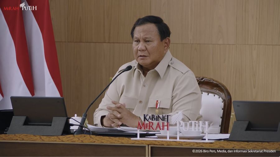 presiden prabowo subianto saat taklimat awal tahun presiden republik indonesia hambalang 612026 1767684287785 169