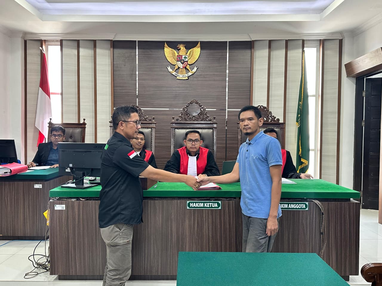 wujudkan rj di ruang sidang pn sei rampah damaikan kasus pencurian sawit thumbnail