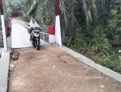 Perbaikan Jembatan Gantung Perintis Sei Kanan Tuntas, Akses Masyarakat Kembali Lancar