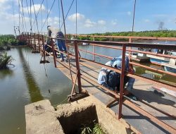 Rehab Jembatan Gantung Perintis Garuda di Desa Dogang Rampung, Dukung Konektivitas Wilayah Langkat