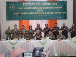 IAD Sumut Gelar Pertemuan Konsultasi, Tekankan Peran Strategis Dharmakarini Dukung Tugas Kedinasan