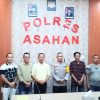 Sinergitas Tanpa Batas, Kapolres Asahan Terima Kunjungan Silaturahmi Pewarta Polrestabes Medan