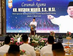 Menteri ATR/BPN Nusron Wahid Ceramah Nuzulul Quran di Korps Marinir TNI AL Cilandak