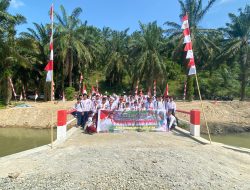 Kodim 0204/DS Rampungkan Jembatan ARMCO di Dusun I Korajim, Mobilitas Warga Makin Lancar
