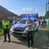 Satlantas Polres Karo Amankan Pawai Arak Cita Gemilang Yayasan Ad Dakwah Kabanjahe