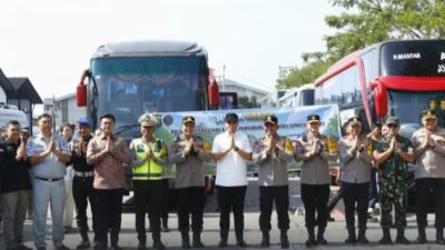 DPRD Medan Saksikan Pemberangkatan Mudik Gratis Polda Sumut 2026