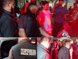 Pasca OTT, Polda Sumut Geledah Kantor Diskominfo Tebing Tinggi, Dua Orang Masih Diamankan
