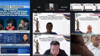 Prof Binsar Gultom Soroti Berbagai Persoalan KUHP 2023 dan KUHAP 2025 dalam Webinar IPPI